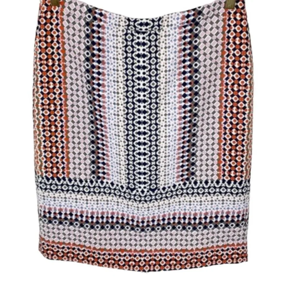 J Crew Colorful Pencil Skirt Size 2 - Picture 3 of 7